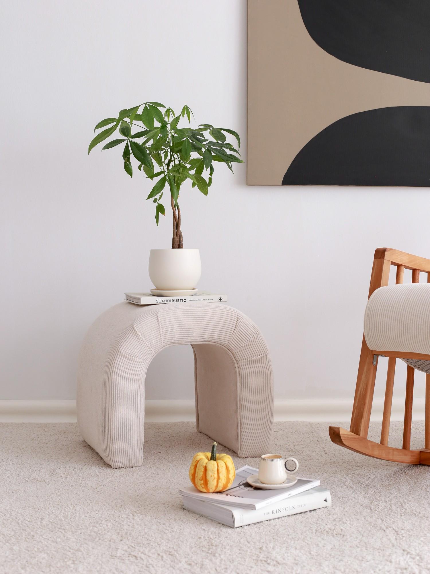 Atelier del Sofa Tabure 51x45x46cm, Bijelo