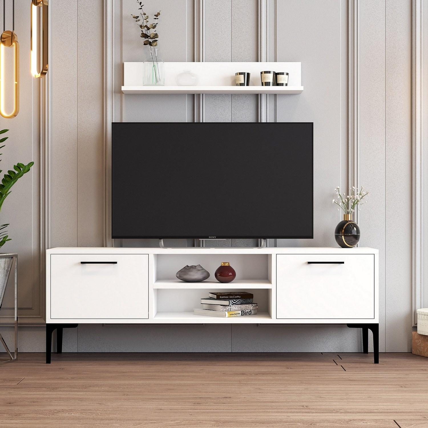 Hanah home TV Komoda Riga Bijela