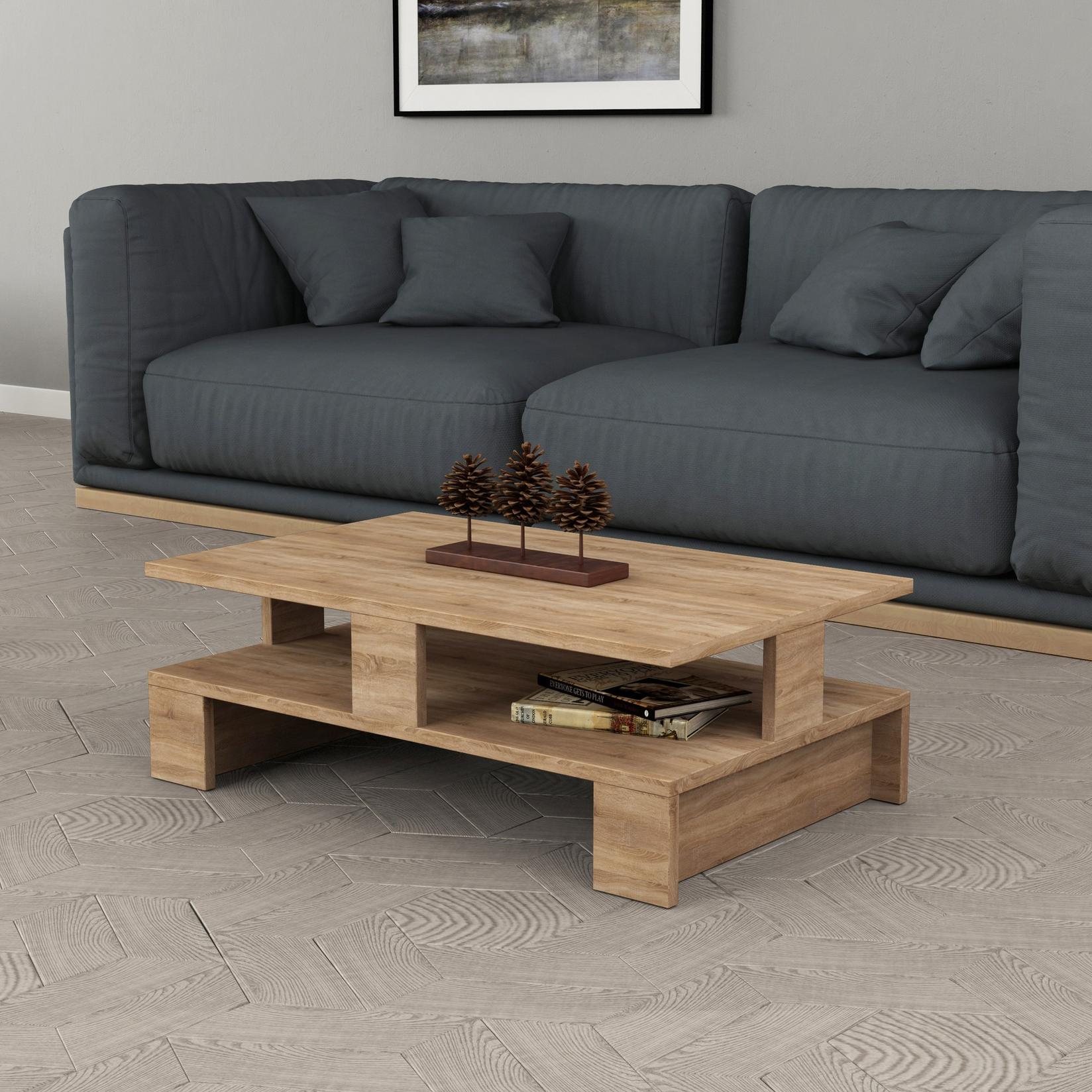 Hanah Home Klub sto Mansu 80x27,5x50cm Hrast