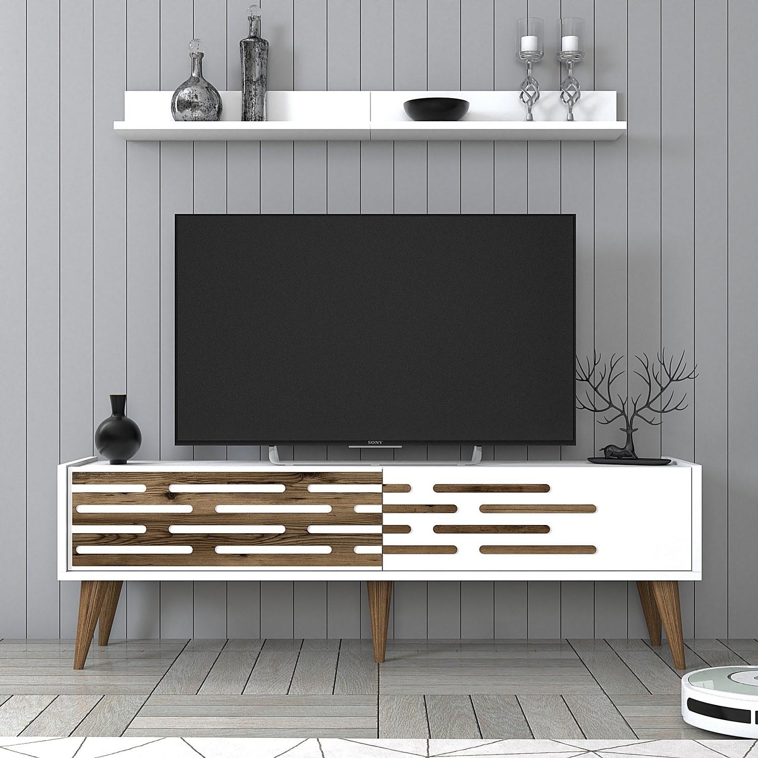 Hanah home TV Komoda Valensiya 140 Bijela