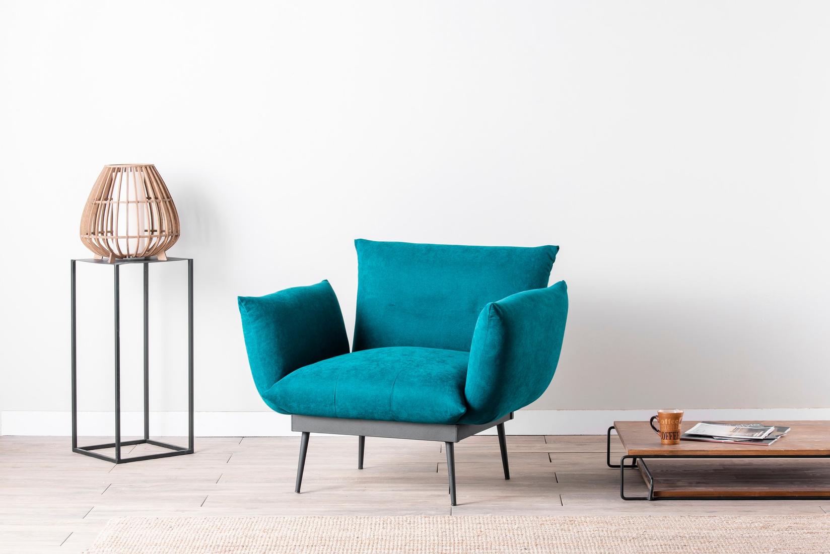 Atelier del Sofa Fotelja Jax 90x95x80cm Petrolej