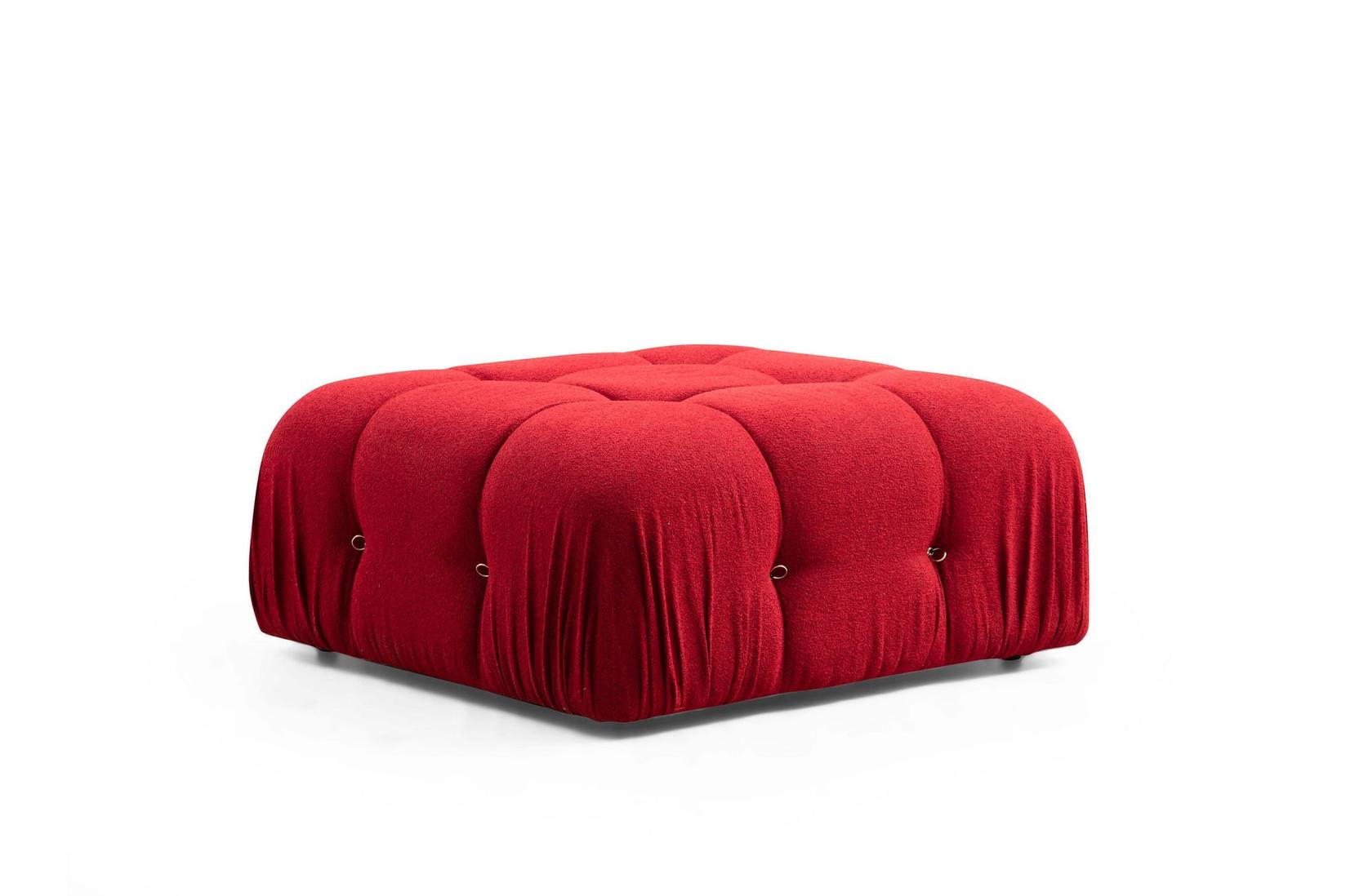 Atelier del Sofa Tabure 95x95x45cm, Crveni