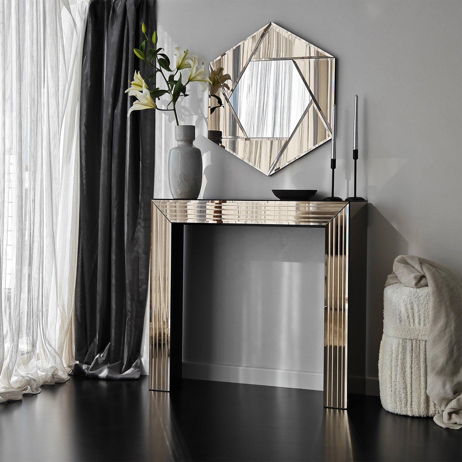 Hanah Home Komoda Dresser 1B 91x85x30cm Bronzana