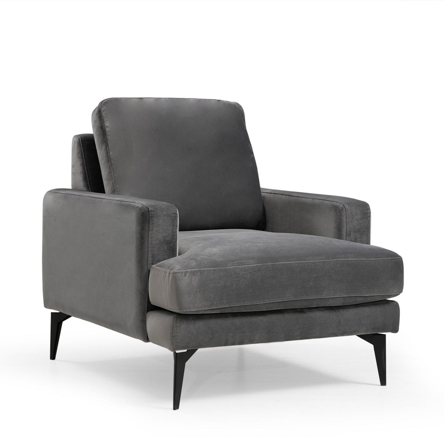 Atelier del Sofa Fotelja Papira Arm 90x88x80cm Antracit