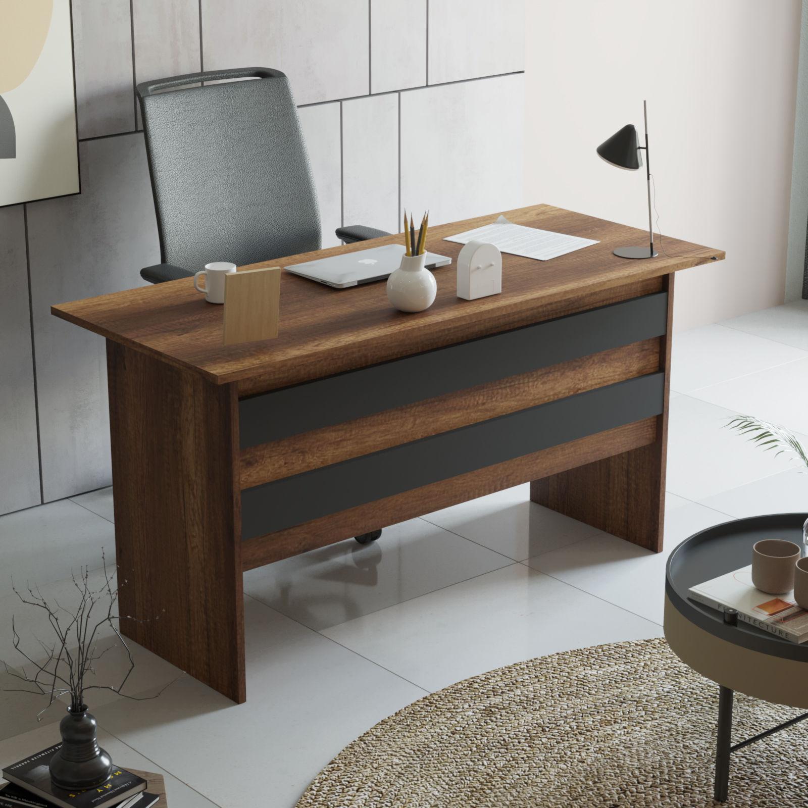 Hanah home Radni sto 140x73,8x60cm Orah