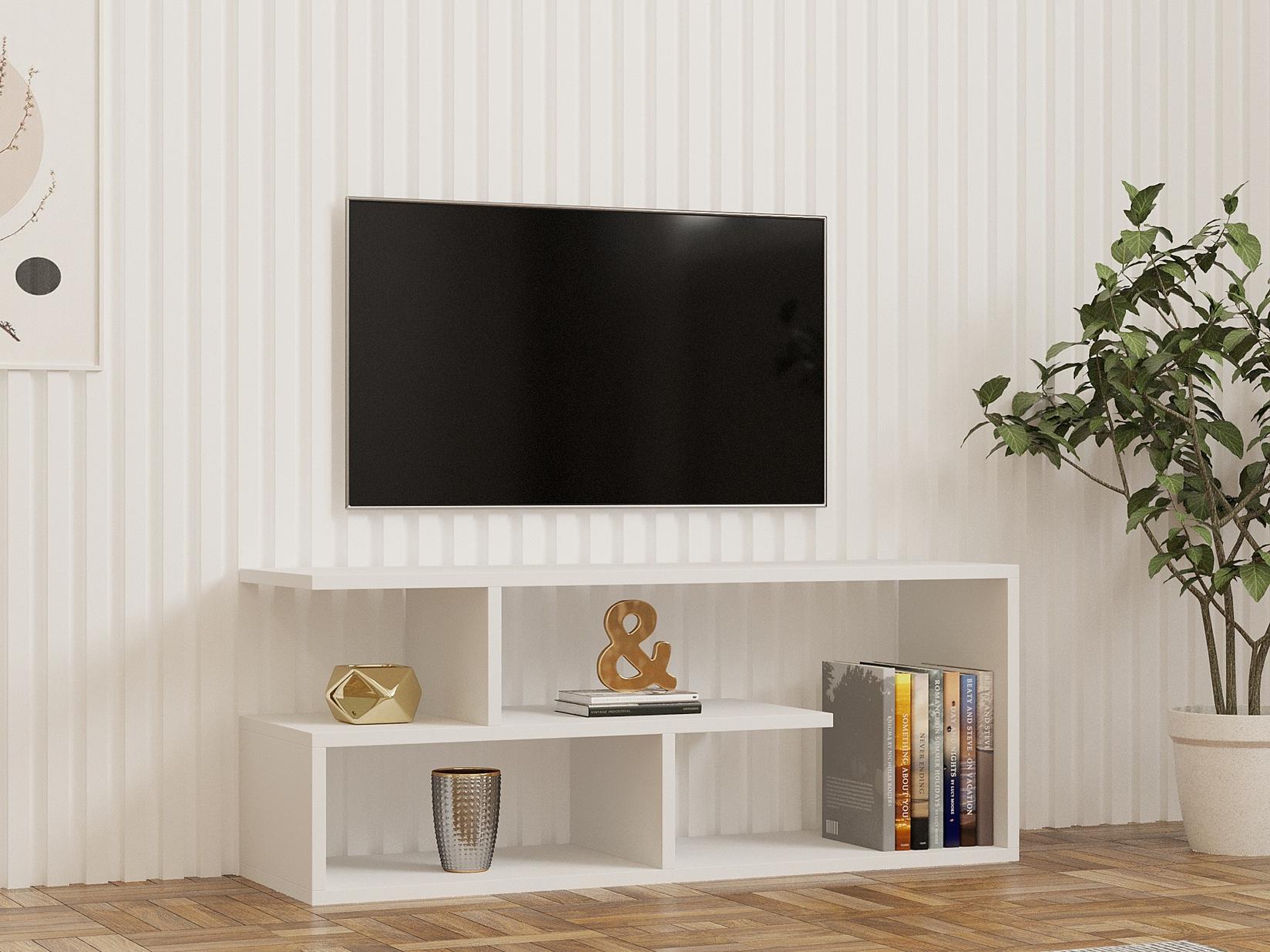 Hanah home TV Komoda Cafu Bijela