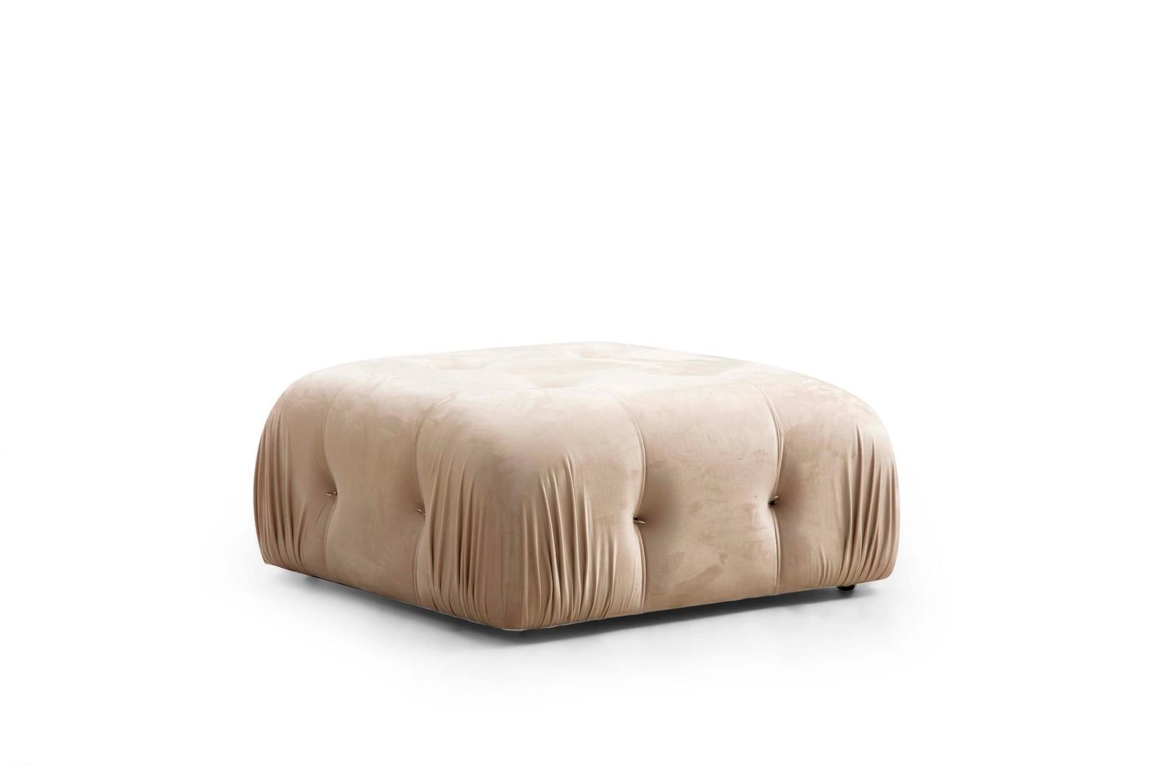 Atelier del Sofa Tabure 95x95x45cm, Krem
