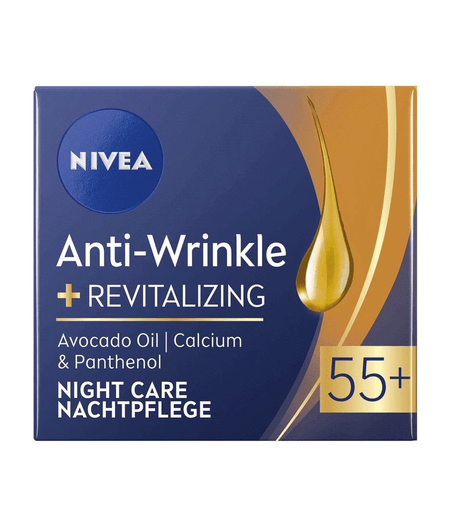 Nivea Noćna krema protiv bora Anti-Wrinkle 55+, 50 ml