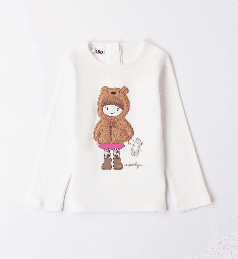 iDO F Majica Za Djevojčicu  FW24B4A5970112,  Bijela