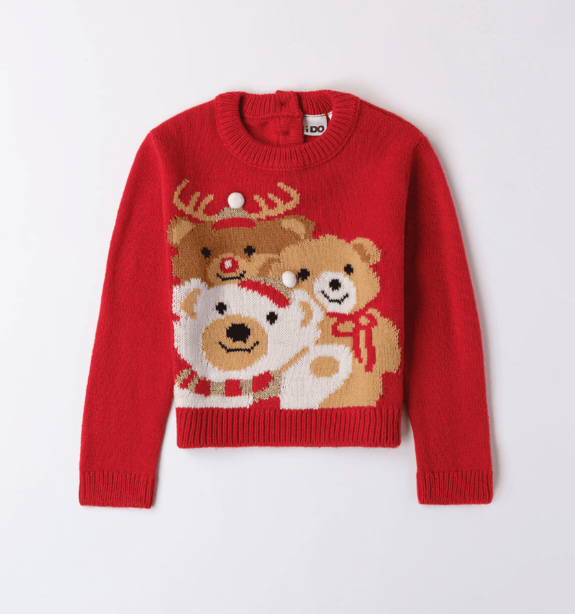 iDO F Džemper Za Djevojčice  FW24B4A6632253,  Crvena