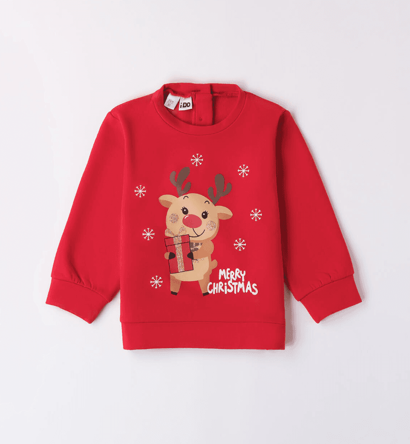 iDO F Džemper Za Djevojčice  FW24B4A6542253,  Crvena