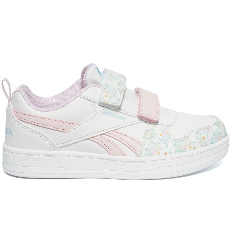Reebok djevojačke Royal Prime 2.0 patike s dva kaiša i obručem, bijele