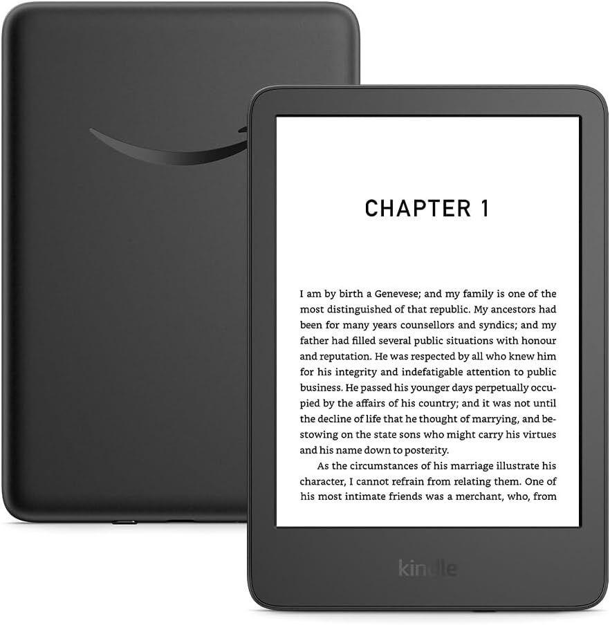 Amazon Kindle B0CP31T5M6 2024, Bez odsjaja, 6" 300ppi, 16GB, USB-C, Wi-Fi, BT, Crni