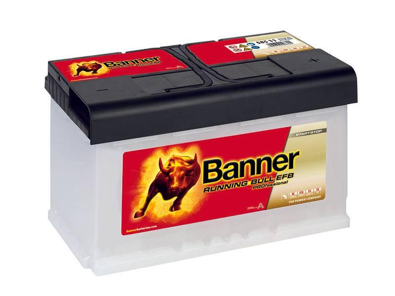 12V/85Ah+D Banner RunningBull EFB PRO (780A)