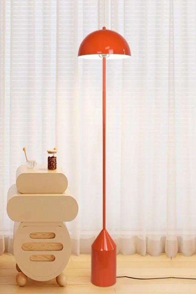 Opviq podna lampa Gljiva, 160 cm, 40 cm, E27, narandžasta