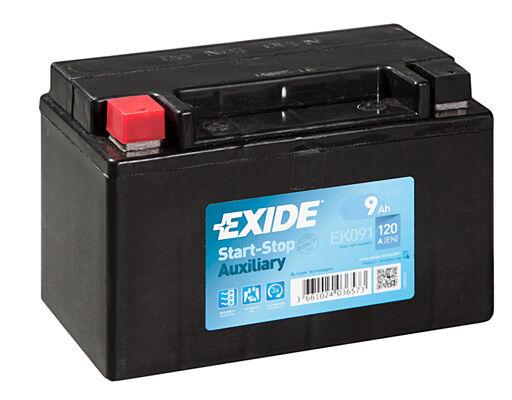 12V/9Ah+D EXIDE AGM AUXILIARY (120A)