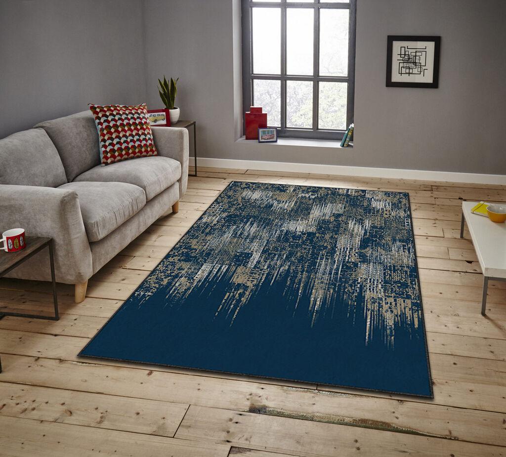 Conceptum Hypnose tepih Asr Crpt-28, pravougaoni, 100 x 180 cm, tamnoplavi