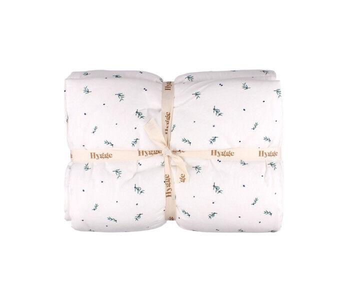 HYGGE POSTELJINA 3 DELA - print maslina