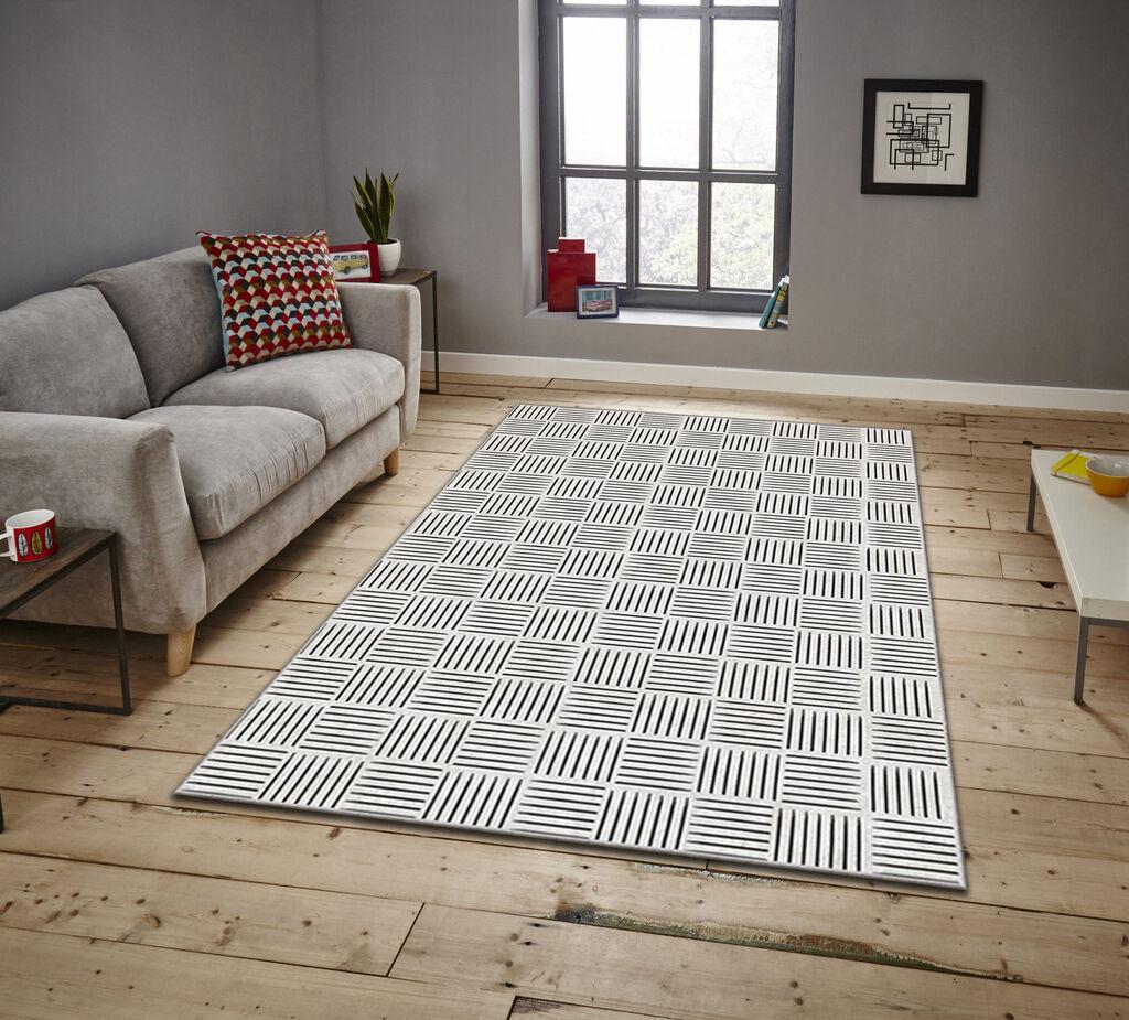 Conceptum Hypnose tepih Asr Crpt-54, pravokutni, 140 x 220 cm, svijetlo siva