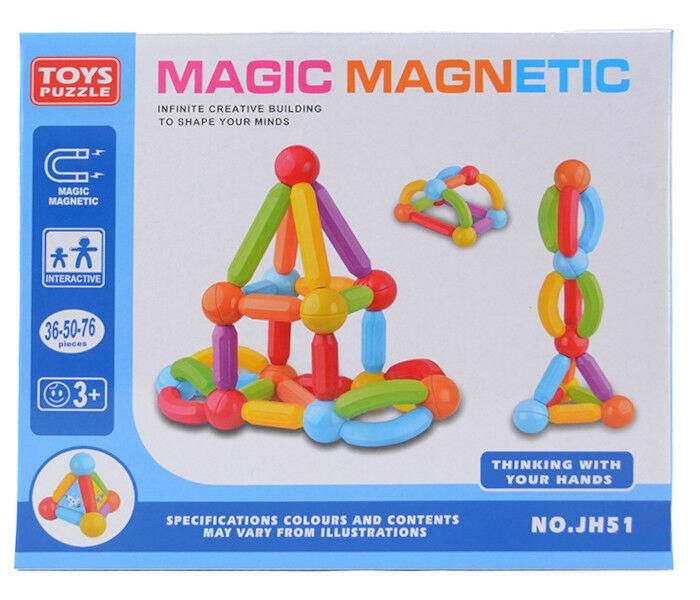 Igracka magnetne šipke za slaganje (76 kom.)