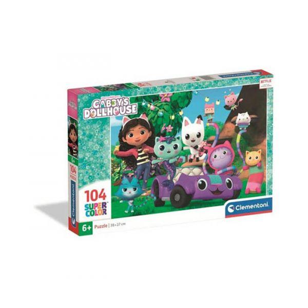 Igračka Clementoni Puzle 104 kom. Gabby`s dollhouse