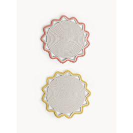 Okrugli pleteni podmetač za sto