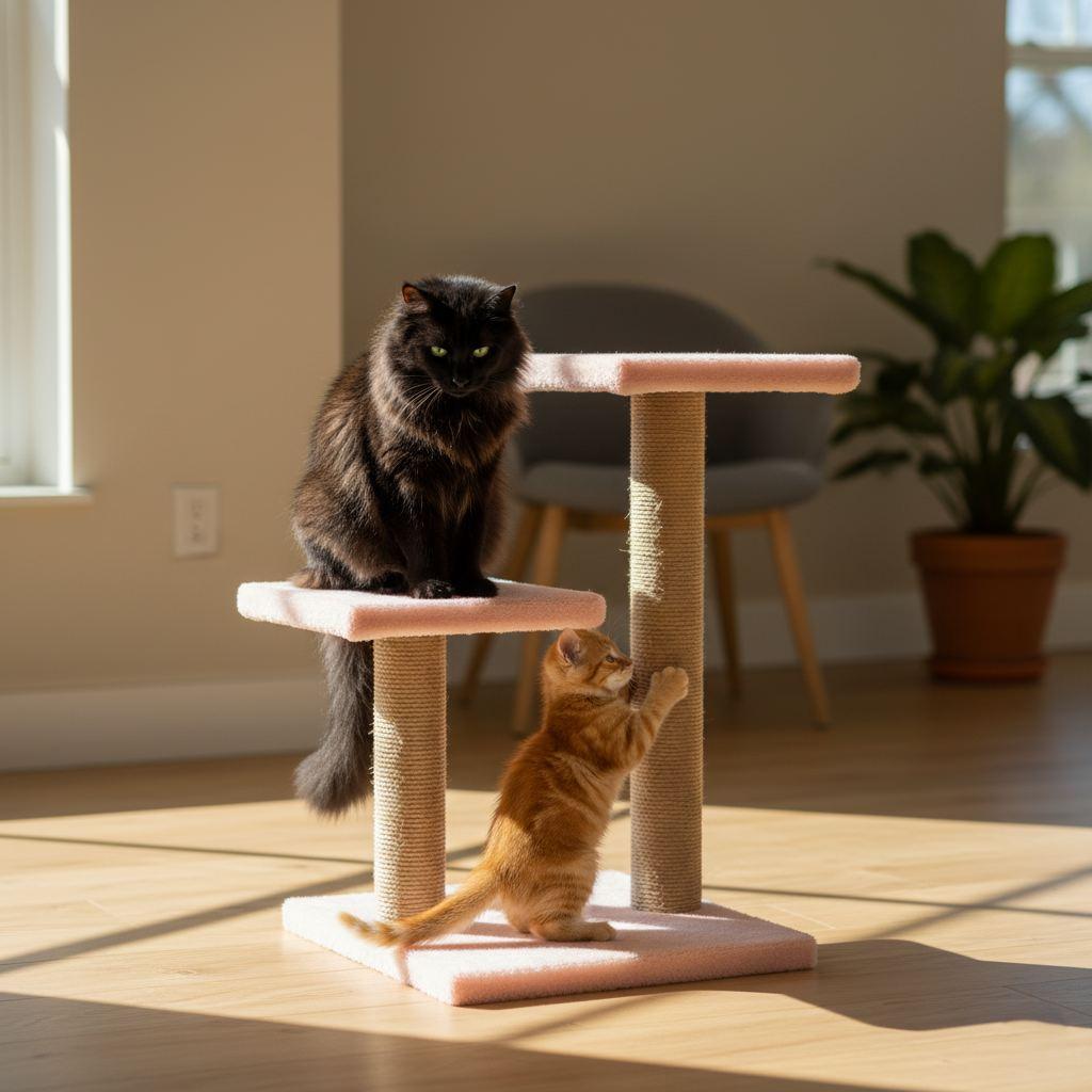 Grebalica za mačke Paws & Whiskers Luzy, roza