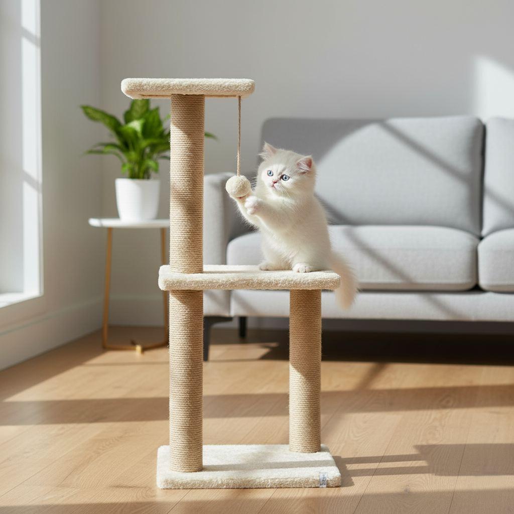 Grebalica za mačke Paws & Whiskers Tina 1, bijela
