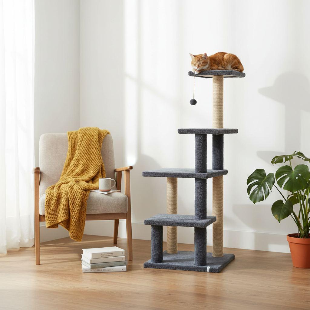 Grebalica za mačke Paws & Whiskers Alessi, antracit