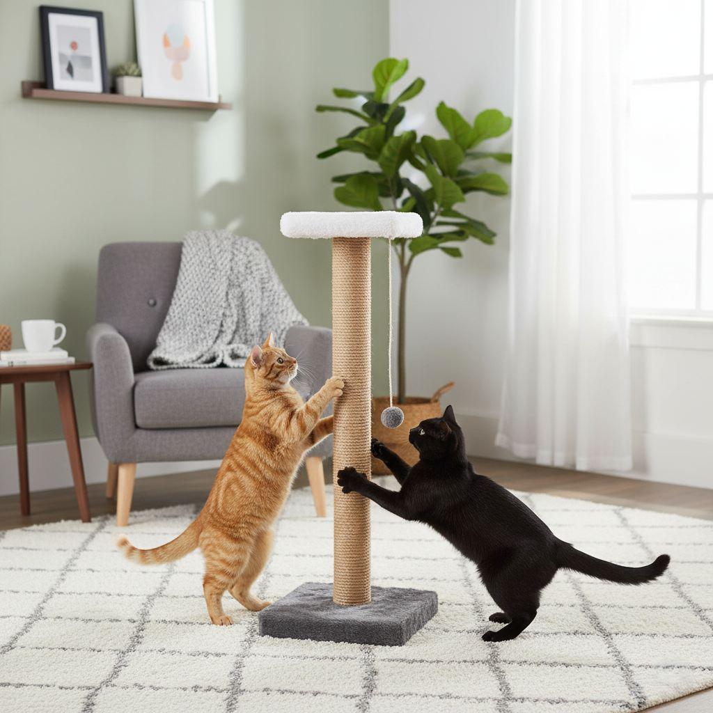 Grebalica za mačke Paws & Whiskers Barco, bež