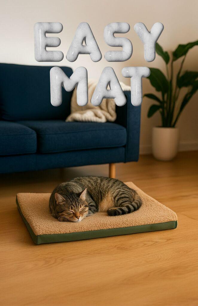Paws & Whiskers krevet za kućne ljubimce Easy Mat, 60x80x5 cm, zelena