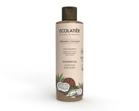 Ecolatier Shower Oil Nutrition & Recovery - Organic Coconut 250Ml