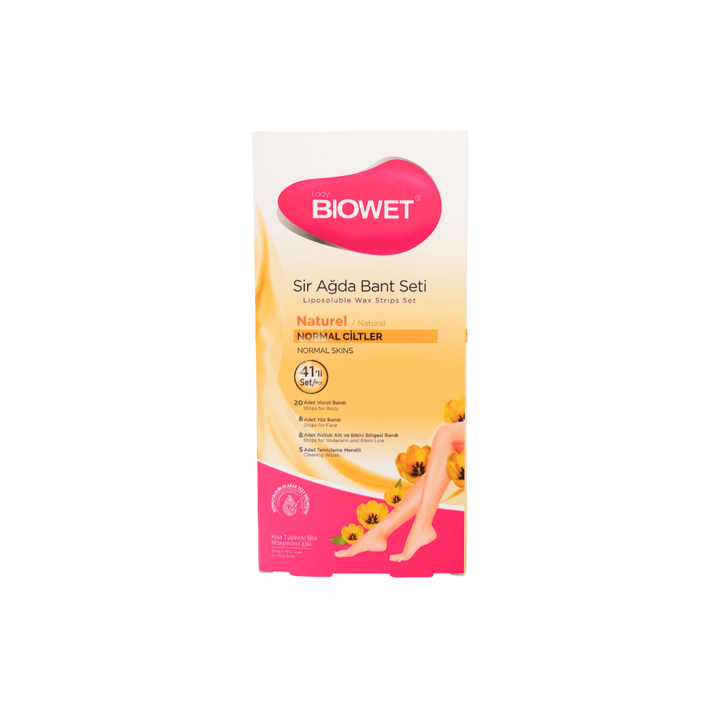 Biowet Traka Sa Voskom Za Tijelo 41Kom. - Natural