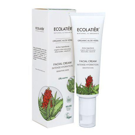 Ecolatier Facial Cream Intense Hydration - Organic Aloe Vera 50Ml