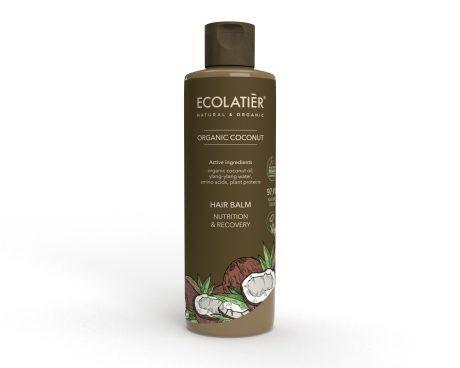 Ecolatier Hair Balm Nutrition & Recovery - Organic Coconut 250Ml