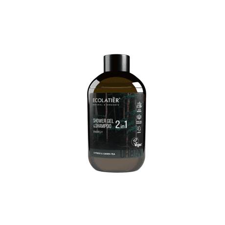 Eclolatier Urban Shower Gel & Shampoo 2-In-1 Energy 600Ml