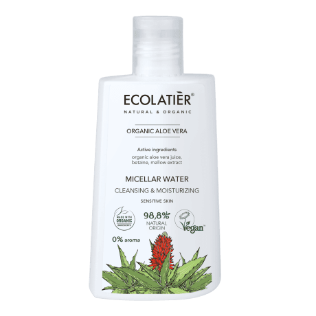 Ecolatier Micellar Water Cleansing & Mouisturizing - Organic Aloe Vera 250Ml