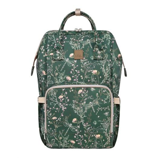 Kikka Boo Torba Za Mamu Siena Luxe Secret Garden Deep  2025, Zelena