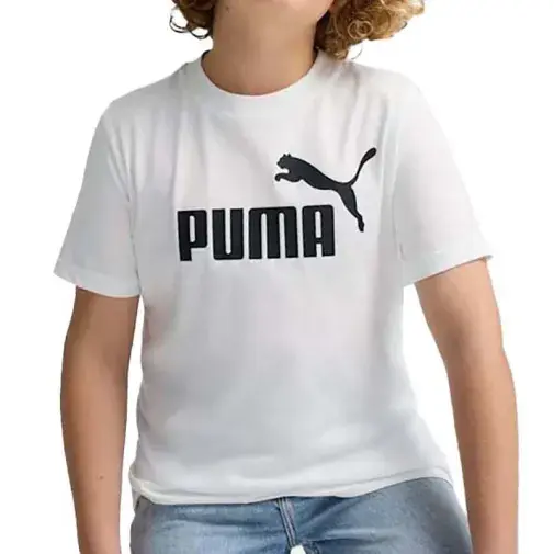 PUMA dječja Ess No.1 majica s logom B, bijela