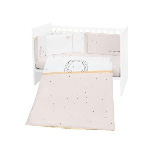 Kikka Boo Posteljina Za Krevetac Sa Ogradicom 120X60Cm Hedge Hugs