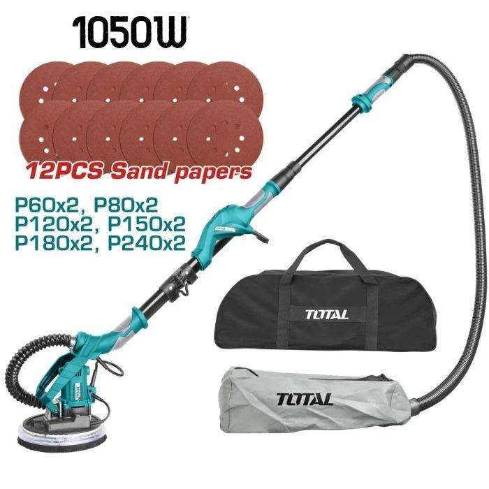 Brusilica za totalne zidove 1050 W 225 mm, 12 komada brusnog papira TWS10501