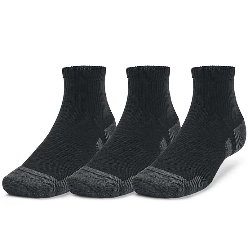 Under Armour Unisex čarape PERFORMANCE TECH QTR, 3 para, Crne