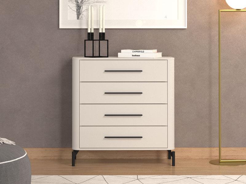 Komoda Serdica 90 4F Ksmf Fsc Mix, Krem