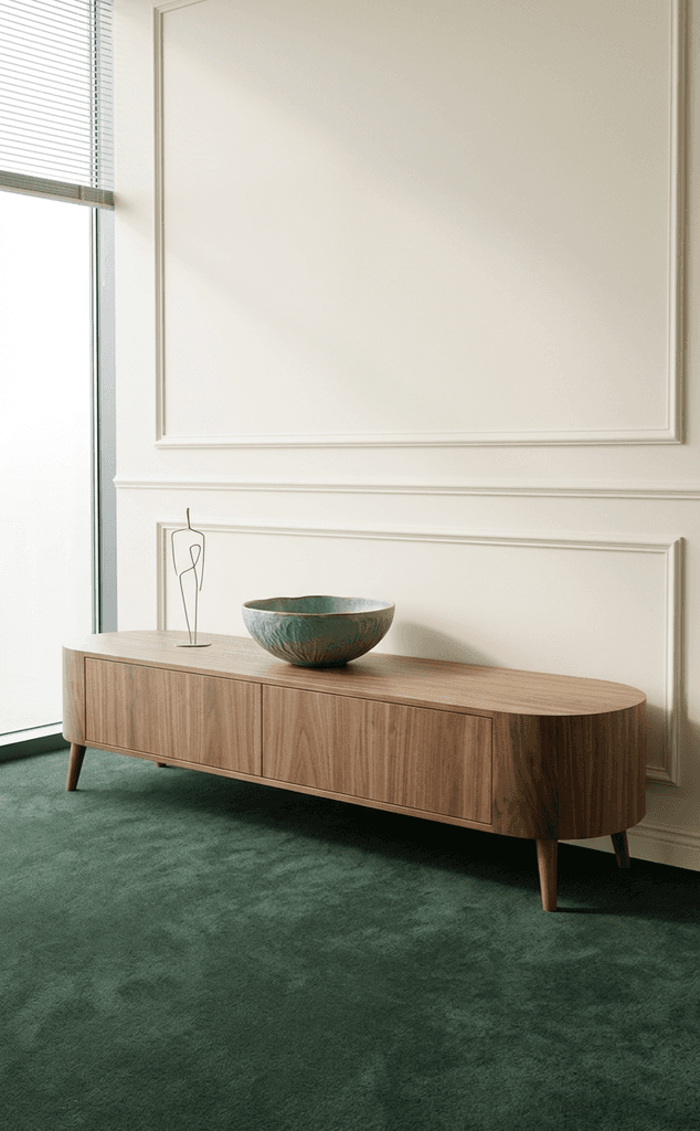 Tv komoda Monaco 220 American Walnut, Braon