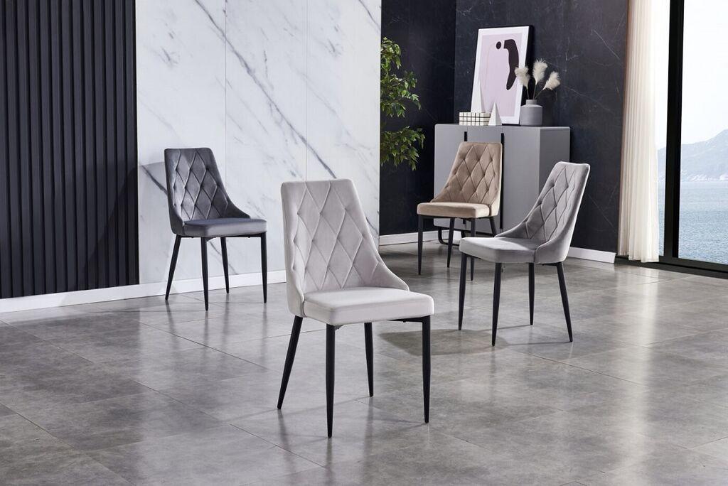 Trpezarijska stolica 1168 45x44x89 cm, Siva
