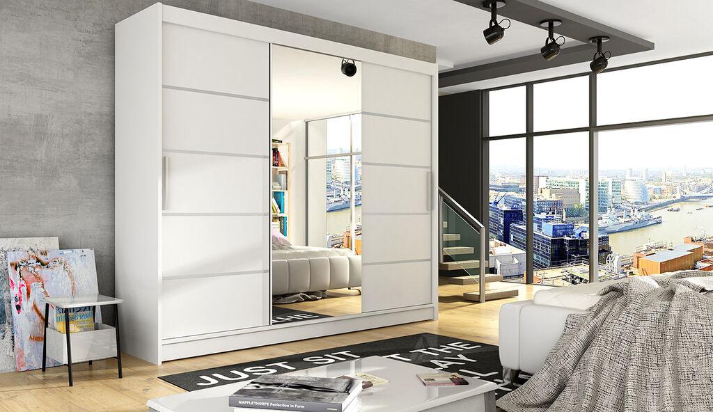 Ormar Aston Vi 250x216x60 cm, Bijeli