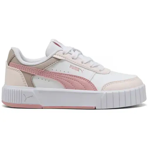 Puma djevojačke Carina Mia PS patike, bijelo-roze