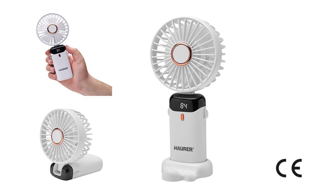 Maurer Mini ventilator akumulatorski USB Type-C 5V 1A 1200mAh