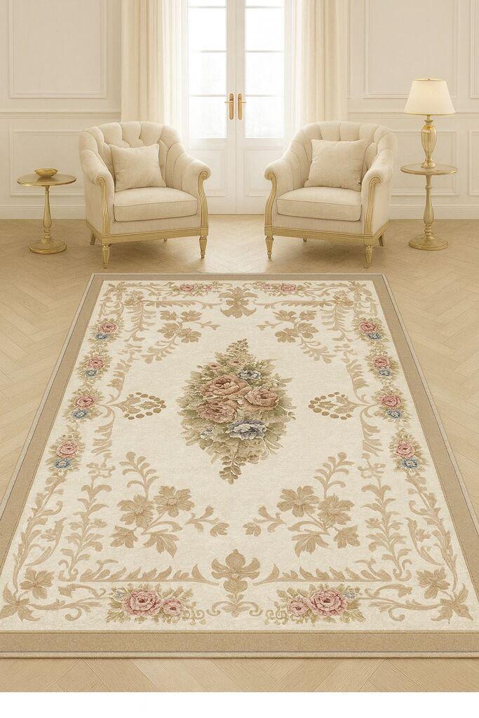 Conceptum Hypnose tepih HM-CRP25-22, pravougaoni, 100 x 140 cm, krem-braon