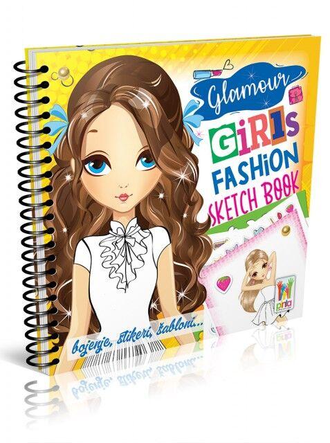 Glamour Girls Fashion Sketch Book